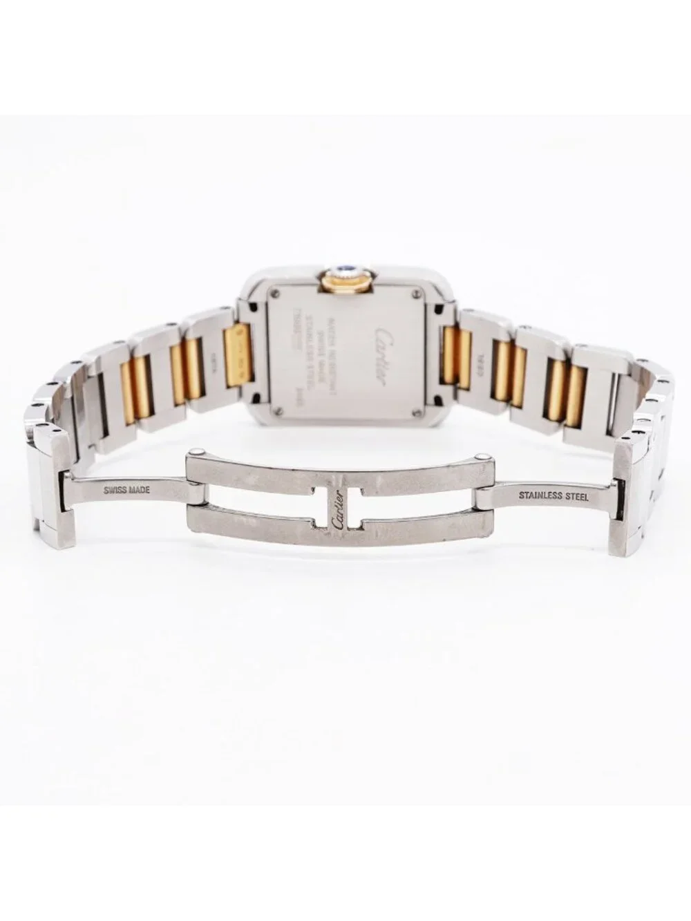 Cartier Tank Anglaise SM Silver Dial Watch